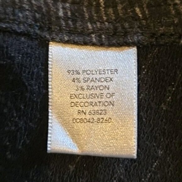 Christopher & Banks Womens Sweater V Neck Long Sleeve Pull Over Black Size Small - Picture 8 of 9